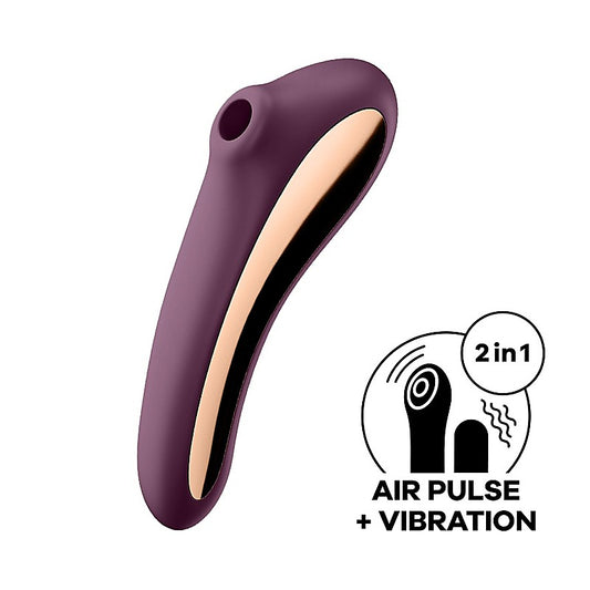 Dual Kiss Double Sided Air Pulse Clitoral Vibrator