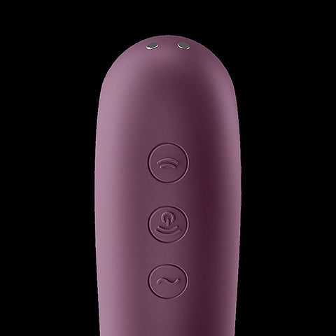 Dual Kiss Double Sided Air Pulse Clitoral Vibrator