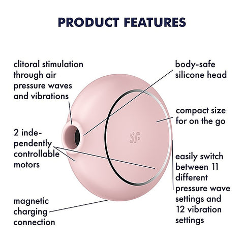 Pro To Go 3 Air Pulse Wave Clitoral Vibrator By Satisfyer