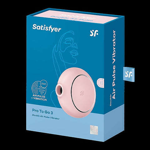 Pro To Go 3 Air Pulse Wave Clitoral Vibrator By Satisfyer