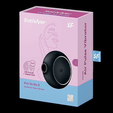 Pro To Go 3 Air Pulse Wave Clitoral Vibrator By Satisfyer