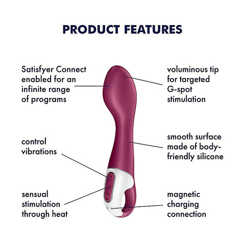 Hot Spot App Controlled G Spot Massager by Satisfyer