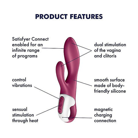 Heated Affair App Connected G Spot Rabbit Vibrator