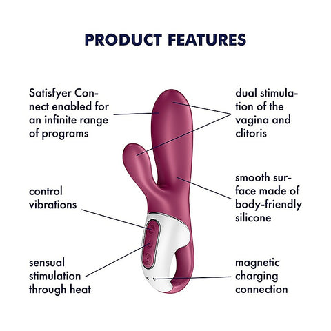 Hot Bunny Rabbit Style Clitoral and G Spot Massager