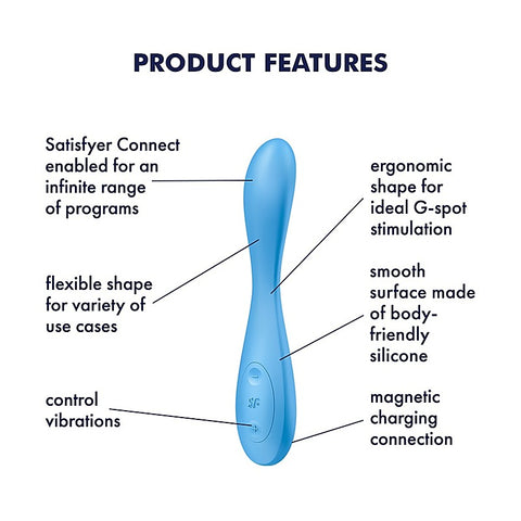 G Spot Flex 4 App Controlled Vibrator by Satisfyer