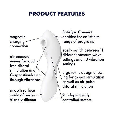 Curvy Trinity 5 Layon Air Pulse App Connected by Satisfyer