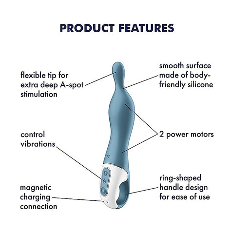 A-Mazing 1 Silicone A Spot Vibrator by Satisfyer