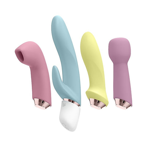 Marvelous Four Silicone Vibrator Set by Satisfyer