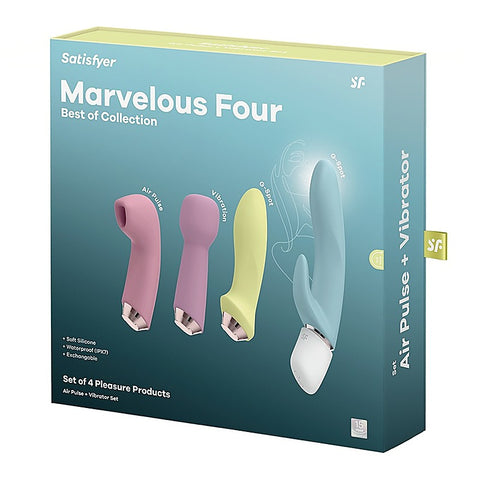 Marvelous Four Silicone Vibrator Set by Satisfyer