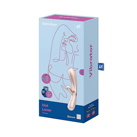 Hot Lover Rabbit Clitoral and G Spot Massager by Satisfyer