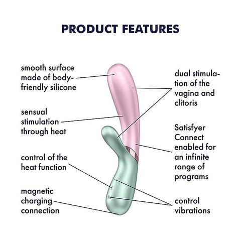 Hot Lover Rabbit Clitoral and G Spot Massager by Satisfyer