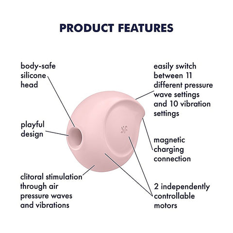 Sugar Rush Sensual Air Pulse Clitoral Massager by Satisfyer