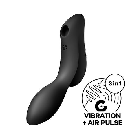 Curvy Trinity 2 Air Pulse Clitoral and G Spot Vibrator