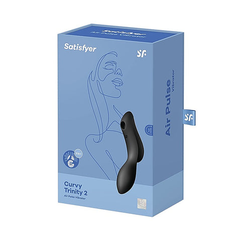 Curvy Trinity 2 Air Pulse Clitoral and G Spot Vibrator