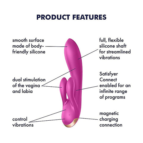 Double Flex App Controlled Rabbit Vibrator by Satisfyer