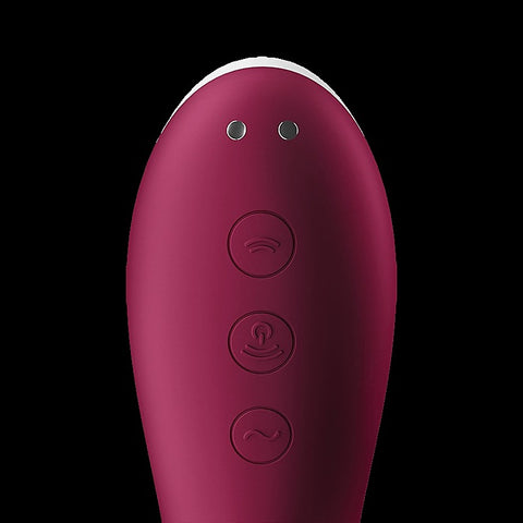 Dual Crush Air Pulse Clitoral and G Spot Vibrator