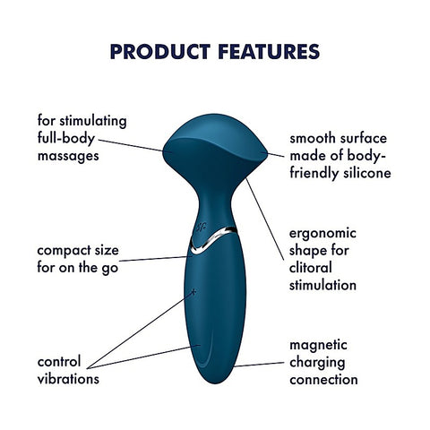 Mini Wand-er 12 Functions Full Body Massager by Satisfyer