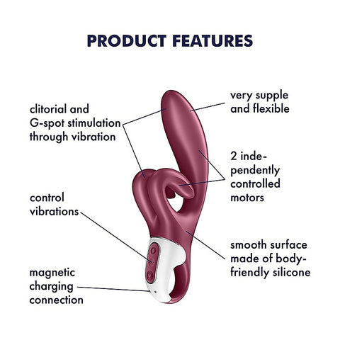 Touch Me 12 Functions Flexible Rabbit by Satisfyer