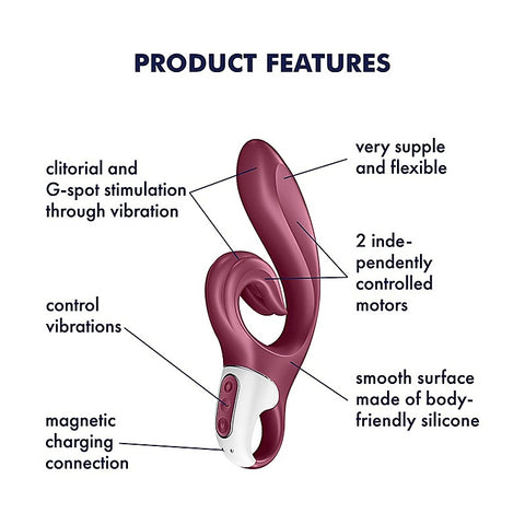 Love Me 24 Functions Silicone Rabbit Vibrator by Satisfyer