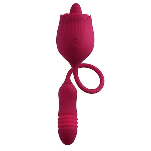 Wild Rose Dual Action Bullet Vibrator by Evolved
