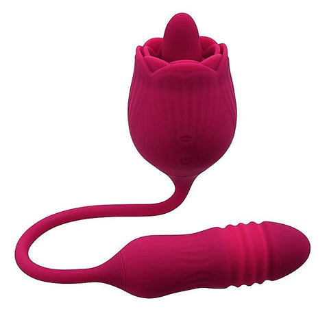 Wild Rose Dual Action Bullet Vibrator by Evolved