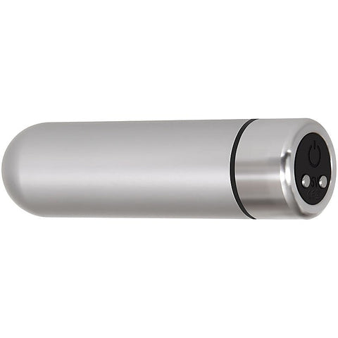 Rechargeable Silver Metal Bullet by Adam & Eve Sextoys