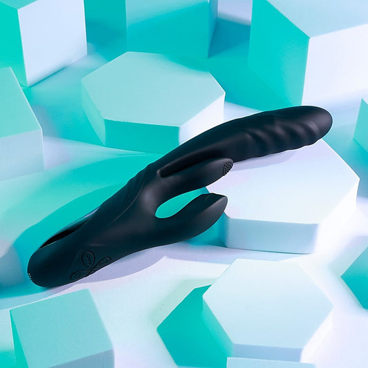 Playboy Pleasure Rapid Rabbit Silicone Vibrator by Evolved