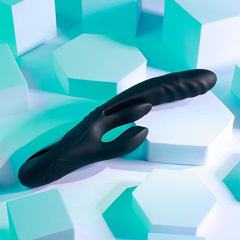 Playboy Pleasure Rapid Rabbit Silicone Vibrator by Evolved