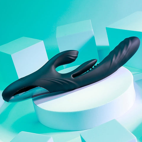 Playboy Pleasure Rapid Rabbit Silicone Vibrator by Evolved