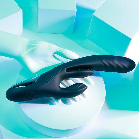 Playboy Pleasure Rapid Rabbit Silicone Vibrator by Evolved