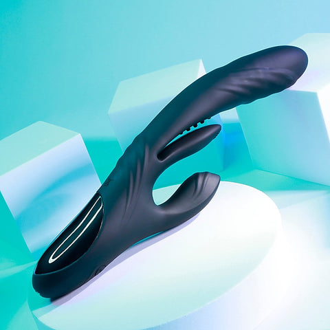 Playboy Pleasure Rapid Rabbit Silicone Vibrator by Evolved