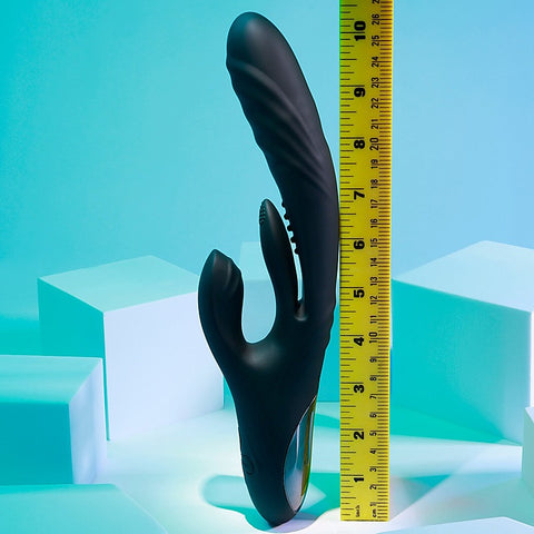 Playboy Pleasure Rapid Rabbit Silicone Vibrator by Evolved