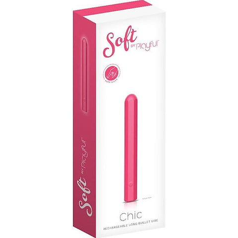 Soft By Playful Chic Rechargeable Long Bullet Vibe