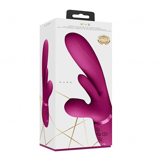 Kura Thrusting G-Spot Vibrator with Flapping Tongue