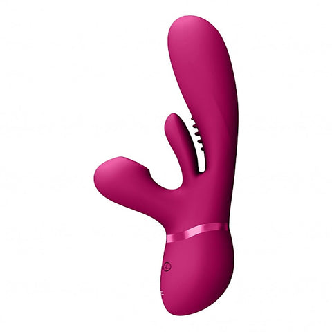 Kura Thrusting G-Spot Vibrator with Flapping Tongue