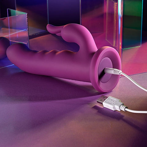 Playboy Pleasure FLUFFLE G-Spot Rabbit Vibrator by Evolved