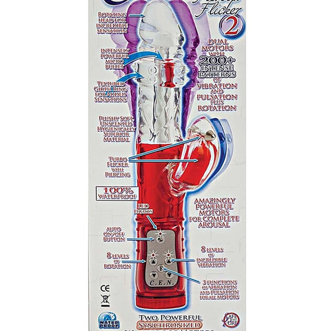 Pierced Flicker #2 Vibrator by California Exotics