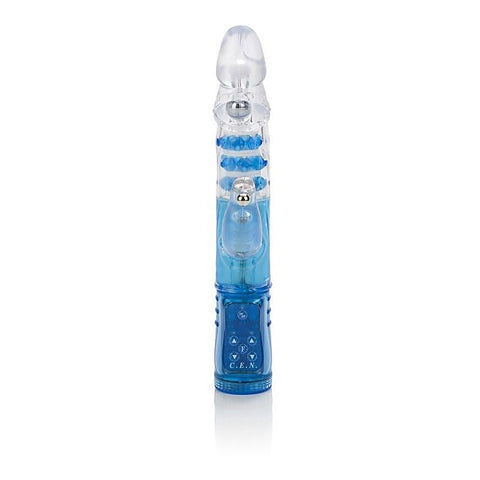 Pierced Lover Vibrator With Balls And Stimulators