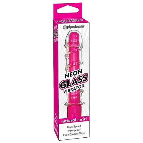 Neon Glass Adult Vibrator Twirl by Pipedream Products