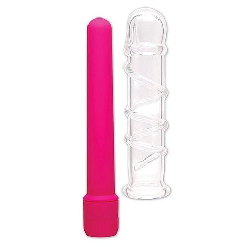 Neon Glass Adult Vibrator Twirl by Pipedream Products