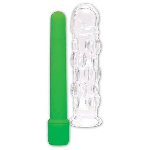 Neon Glass Caress Multi Functions G-Spot Vibrator