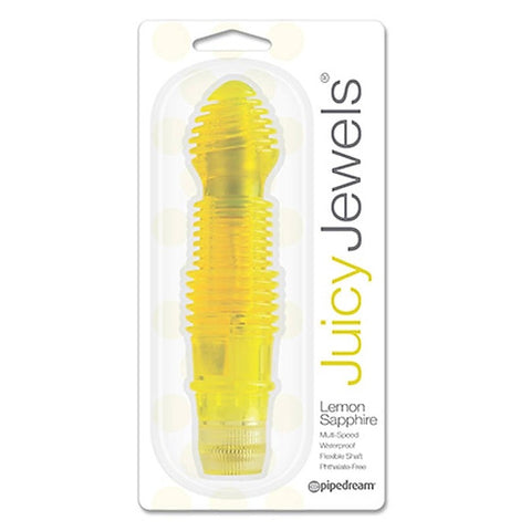 Juicy Jewels Lemon Sapphire G-Spot Vibrator by Pipedream