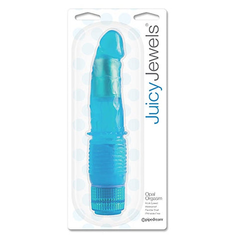 Juicy Jewels Opal Orgasm Vibrating Dong by Pipedream