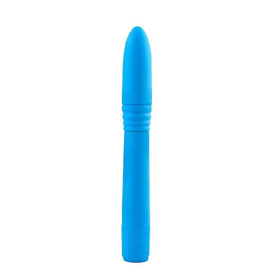 Neon Luv Touch Slims Ribbed Personal Massager