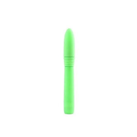 Neon Luv Touch Slims Ribbed Personal Massager