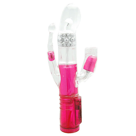 Triple Orgasm French Kiss Rabbit Vibrator by CalExotics