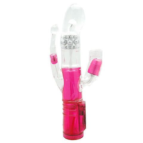 Triple Orgasm French Kiss Rabbit Vibrator by CalExotics