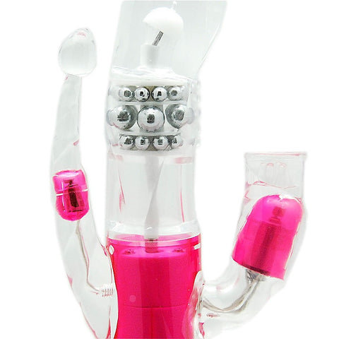 Triple Orgasm French Kiss Rabbit Vibrator by CalExotics