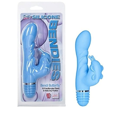 Silicone Bendies Bendi Butterfly Blue by California Exotics