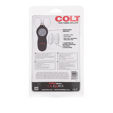 Colt 7 Function Twin Turbo Bullet Vibrator